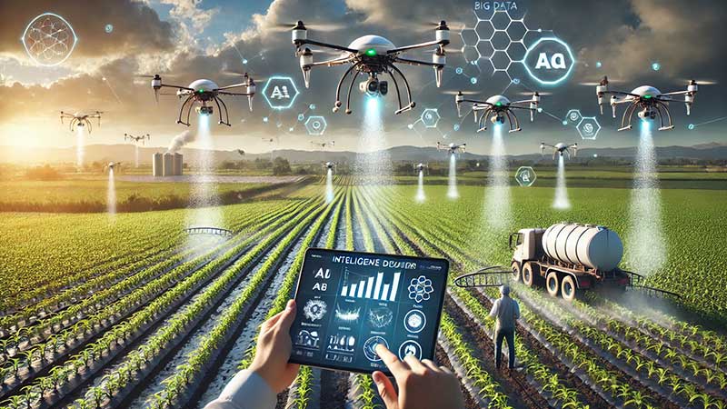 โดรนเกษตร (Agricultural Drones) ใน Smart Farming เทคโนโลยีเพื่อเกษตรแม่นยำ