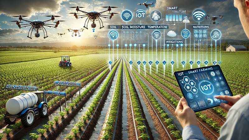 ระบบ IoT และเซ็นเซอร์อัจฉริยะ ใน Smart Farming เทคโนโลยีเพื่อเกษตรแม่นยำ