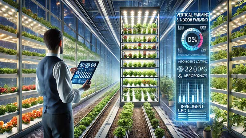 ฟาร์มแนวตั้งและเกษตรในร่ม (Vertical Farming & Indoor Farming) นวัตกรรมเพื่ออนาคต